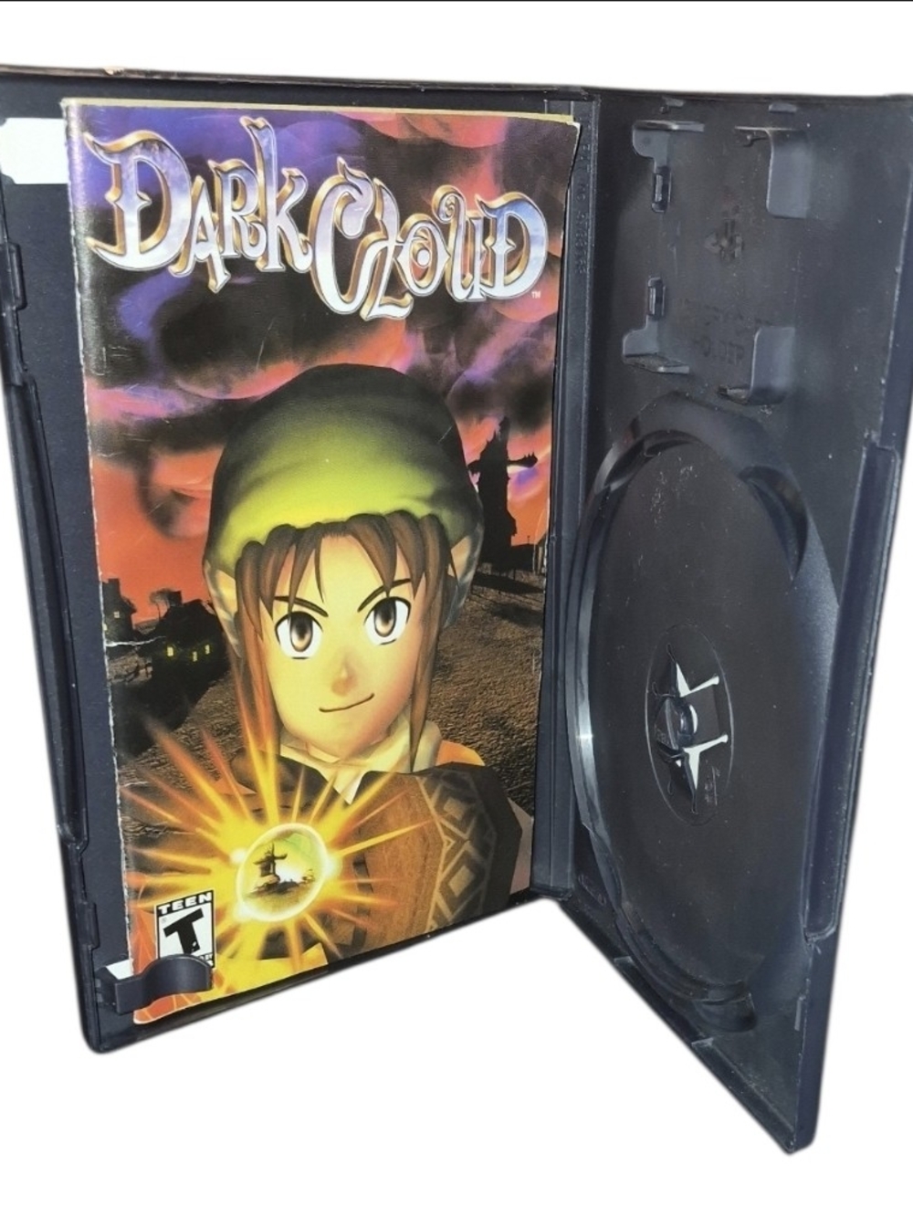 Dark Cloud Video Game - Black Case - Sony Case only.